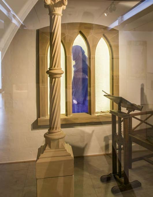 Ausstellungsteil Scriptorium